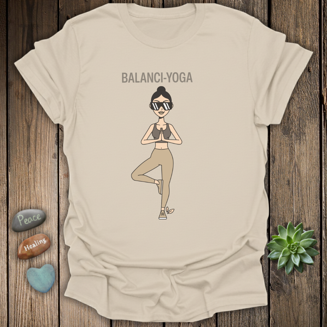 The Balanci-Yoga T-Shirt– For the Calm & Stylish