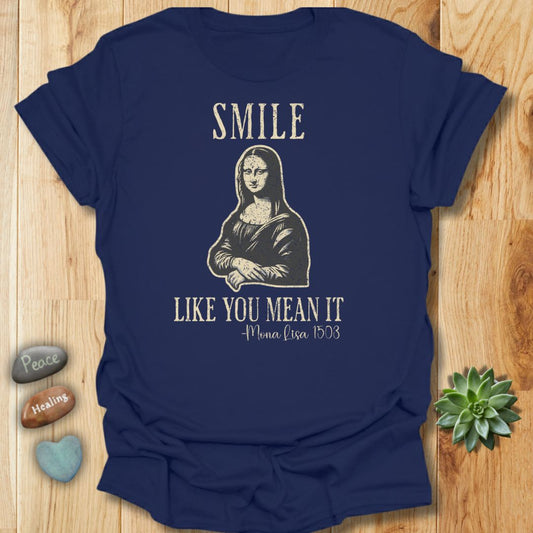 Smile Like You Mean It - Mona Lisa T-Shirt – Grunge Style