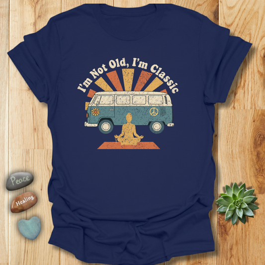 I'm Not Old - I'm Classic Grunge Texture Yoga T-Shirt
