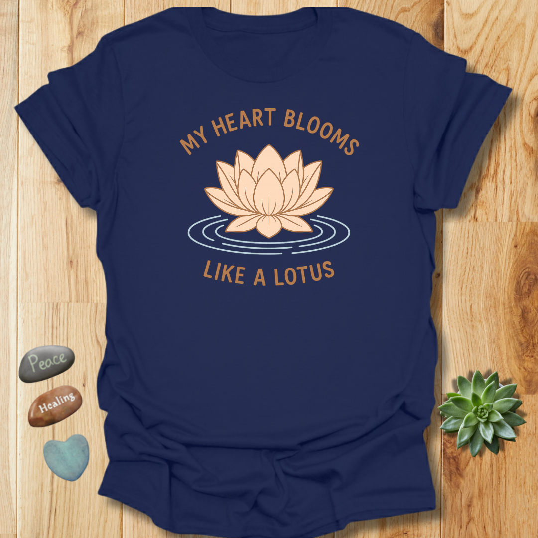 Bloom Like a Lotus Shirt – Yoga Positivity Tee
