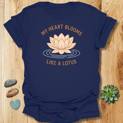 Bloom Like a Lotus Shirt – Yoga Positivity Tee