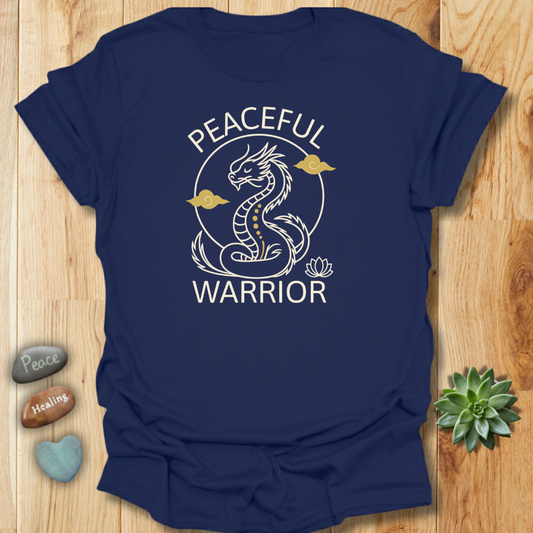 Peaceful Warrior Dragon T-Shirt