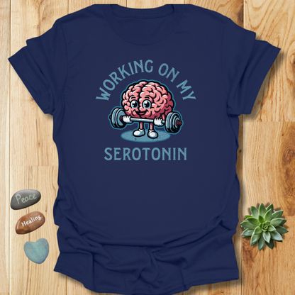 Serotonin Workout T-Shirt – Grunge Texture