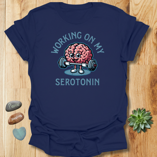 Serotonin Workout T-Shirt – Grunge Texture