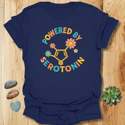 Powered by Serotonin T-Shirt – Retro Positive Vibes Tee