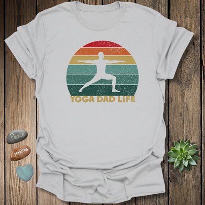 Yoga Dad Life T-Shirt – Grunge Texture