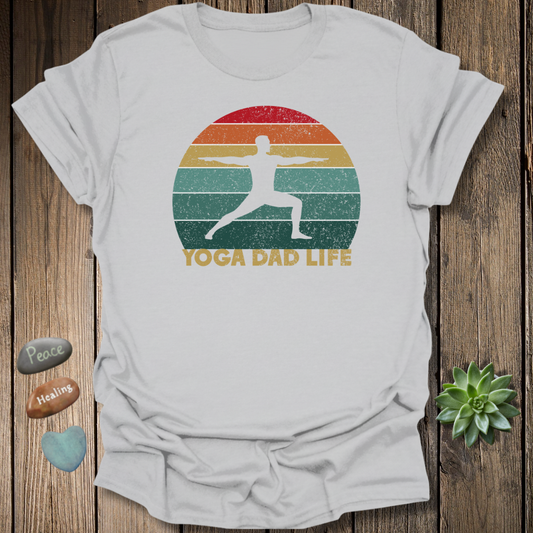 Yoga Dad Life T-Shirt – Grunge Texture