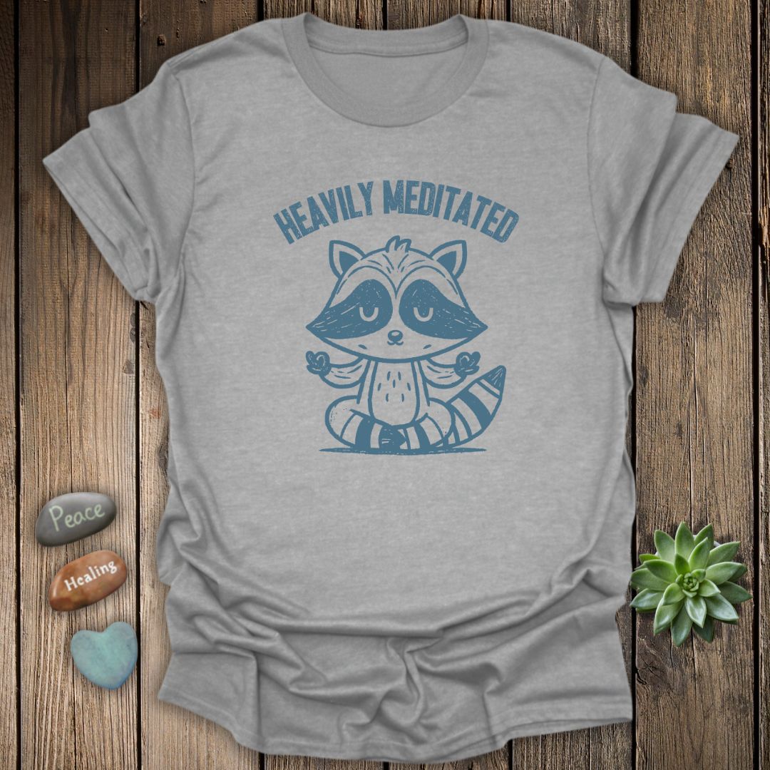 Heavily Meditated Raccoon T-Shirt