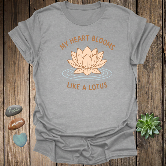 Bloom Like a Lotus Shirt – Yoga Positivity Tee
