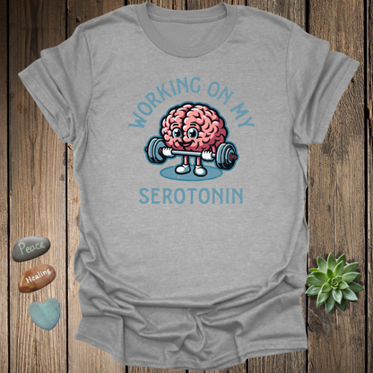 Serotonin Workout T-Shirt – Grunge Texture